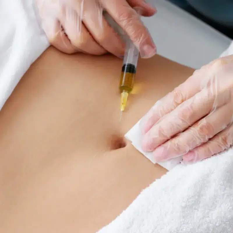 Targeted fat loss injections